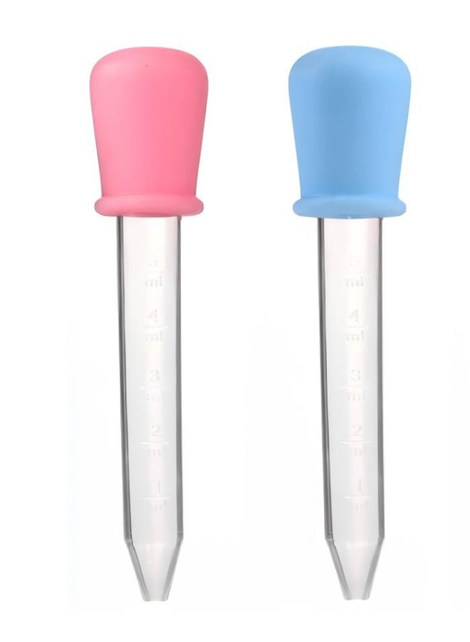 Daytoyz Liquid Droppers for Kids | Silicone and Plastic 5ml Clear Medicine Eye Dropper | with Bulb Tip for Kids Candy Molds | Transfer Dispenser Puppets | Baby Grooming Tools - Image 1
